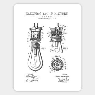 ELECTRIC LIGHT FIXTURE patent Sticker